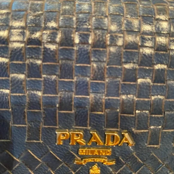Authentic braided Prada Wallet - Picture 5 of 9